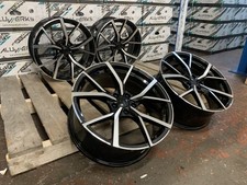 18" NEW VW ESTORIL Style Wheels Black P VW Golf R MK5 MK6 MK7 MK8 CADDY Audi A3