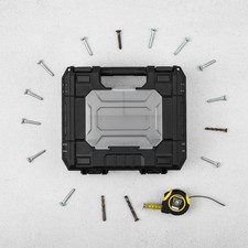 Tool and Screw Organizer Box Secure Portable Tool Organizer for Garage
