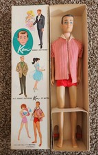 Vintage Ken Doll Mattel 1960 750 Orginal Box With Full Outfit