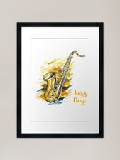 Jazz Day Framed Art Print Framed Wall Art Poster Canvas Print Picture