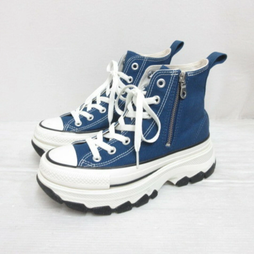 Scarpe sneaker CONVERSE 25SS ALL STAR TREKWAVE Z HI 1SD979 taglio alto platform usate