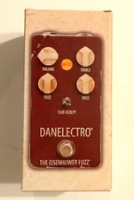 DANELECTRO Eisenhower Fuzz EF-1 Octave Guitar Effect Pedal NEW BOX Die Cast Case