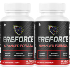 EreForce Tablets For Men Wellness Support Premium Formula Official - 2 Bottles