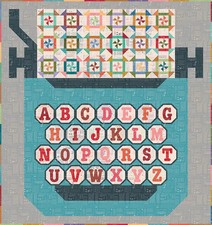 Riley Blake - Just My Type Quilt Kit with Sew Simple Shapes by Lori Holt