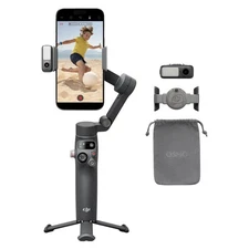 Mobile 7P Gimbal Stabilizer, 3-Axis Phone Gimbal, Tracking, Tripod & 10hr Use