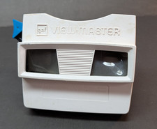 Authentic Vintage 1970s 3D View-Master Viewer GAF Red White Handle Blue USA
