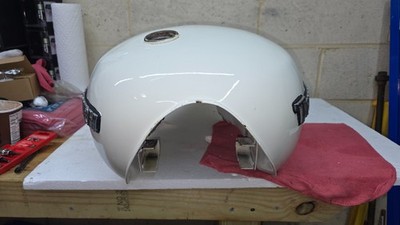 1998 Triumph Thunderbird Sport 900 white Gasoline Petrol Fuel Tank Reservoir