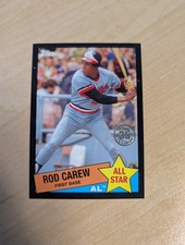 2020 Topps Rod Carew #85AS-35 1985 Topps Baseball All-Stars Black #249/299 HOF