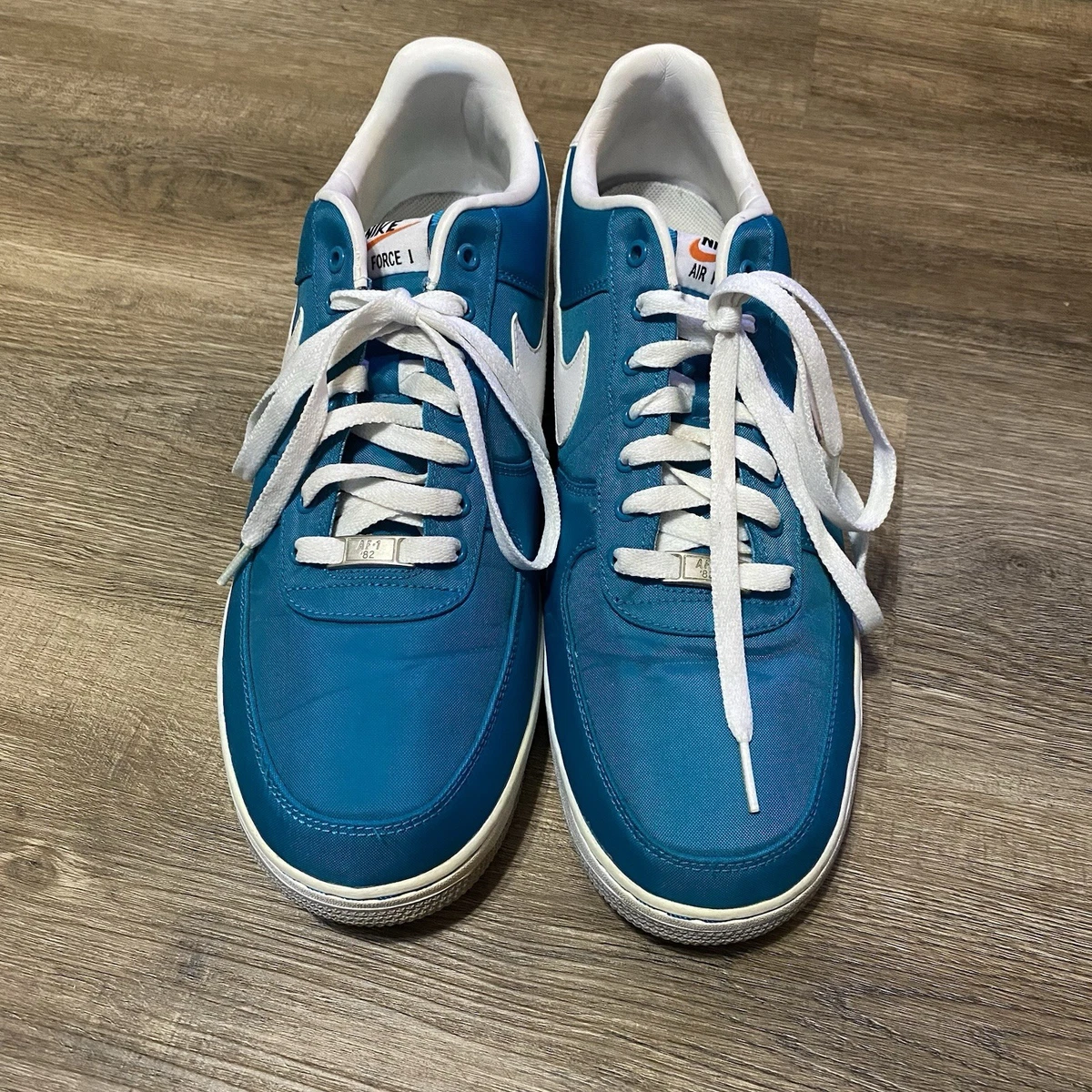 Nike Air Force 1 Low Tropical Teal Blue Turquoise Rare 2013 Size 12 VGC Green Nike Air Force 1 Low Aquarius Blue Green Shock - FZ4032-407 main image 4