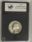 1932 P Washington Silver Quarter First Year of Issue American Heritage Mint