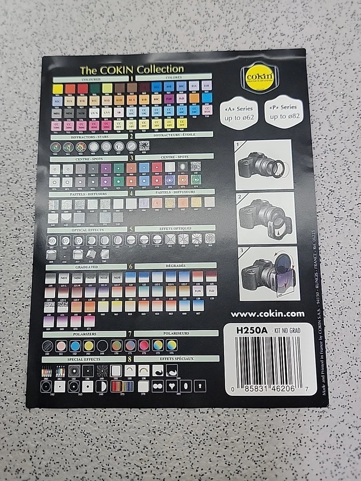 Cokin Filter Kit H250A No Grad For SLR Camera New Unused - Image 4 of 4