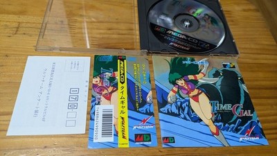 TIME GAL Sega Mega CD WolfTeam Japan Import Free shipping FedEx DHL T-32114