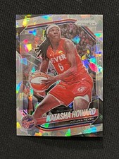 NATASHA HOWARD 2025 Panini Prizm WNBA SILVER CRACKED ICE HOLO INDIANA FEVER #54