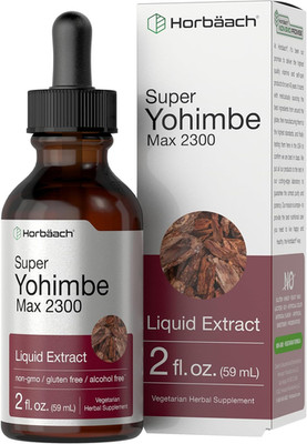 Yohimbe Bark Liquid Extract 2oz | Alcohol-Free Tincture Drops | Vegan Non-GMO