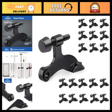 20 Pack Adjustable Hinge Pin Door Stoppers, Heavy Duty Door Stops with Rubber Ti