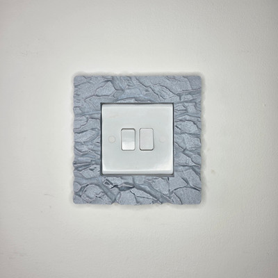 Stone Bastion Lichtschalter Surround | Wechselschalterabdeckung | Wohndeko