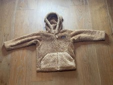 Patagonia Furry Friend Sherpa Fleece Bear Hoodie 4T