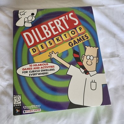 Factory Sealed Dilbert's Desktop Games PC Big Box 1997 Brand New