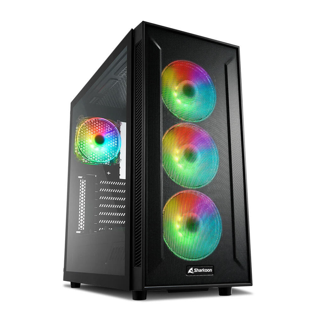 Sharkoon PC Gehuse TG6M RGB ATX schwarz 15590₽
