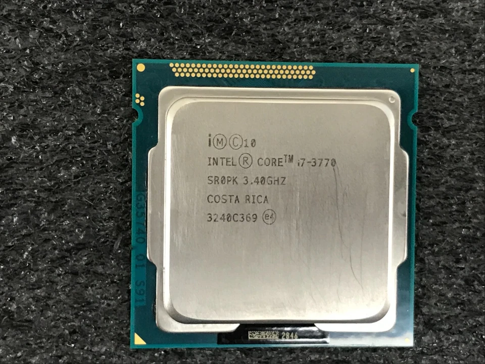 Procesador CPU Intel Core i7-3770 3,4 GHz cuatro núcleos SR0PK LGA1155 - CPU4 Foto 4 de 4