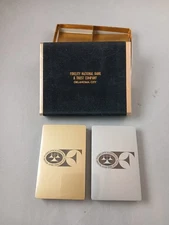 Vintage Bank Advertising Playing Cards New With Tax Stamp