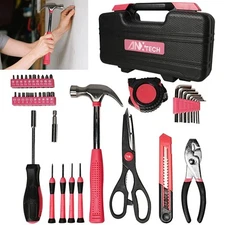 39Pcs Hand Tool Set Household Tool Kit Women General Storage Portable Tool Case