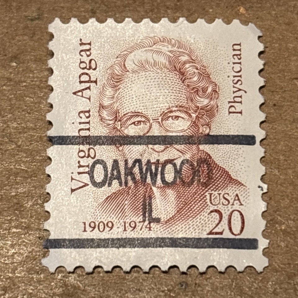 3 OAKWOOD ILLINOIS PRECANCEL TYPE 904 GREAT AMERICANS SC 2171 2175 2179 ...