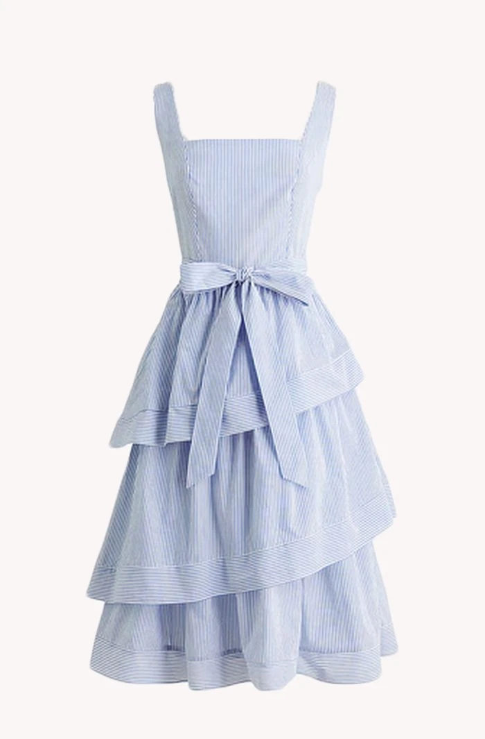 Cotton Striped Sleeveless Dresses Midi for Women for sale | eBay