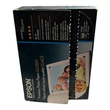 Epson Premium Photo Paper Glossy 4"X6" 100 Sheets S041727 New paper open box