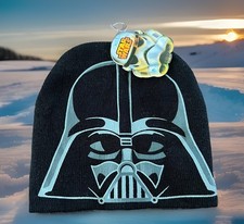 NWT-DISNEY STAR WARS DARTH VADER BEANIE HAT TEENS/YOUTH