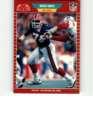 BRUCE SMITH Football Card #28 B220R2S9POS002 | eBay