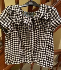Short Houndstooth Jacket (size L/ Uk 14)