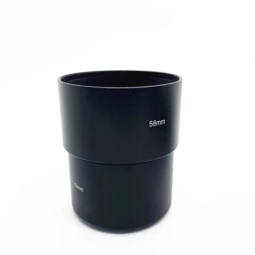 Metal Camera Lens Hood Screw-in Long Lens Hood Photographer Gifts - Picture 5 of 20