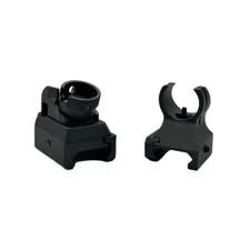 RGB Tactical Low Iron Steel Front & Rear Sight Set Picatinny Diopter Metal Scope