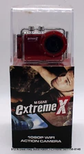 MiGEAR Extreme X 1080P WI-FI Action Camera Bundle Red MGOVS015