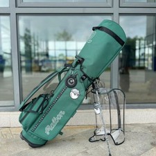 MALBON GOLF Caddy Bag Stand Waterproof Nylon Green 5-way MSG100