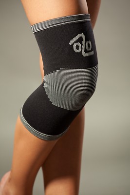 LOREY - Kniebandage aus Viskose mit Anti-Rutsch-Noppen, Kniestütze, Knieorthese