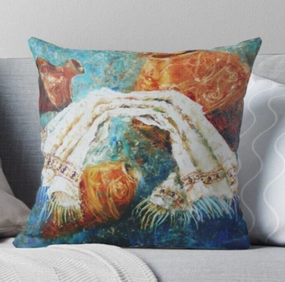 Decorative Jug pillow cover. 12x12" Farmhouse cushion cover. Decorpillow case - Image 1 of 4