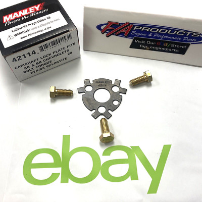 Manley 42114 Smal Block / Big Block Chevy Cam Lock Plate With Bolts
