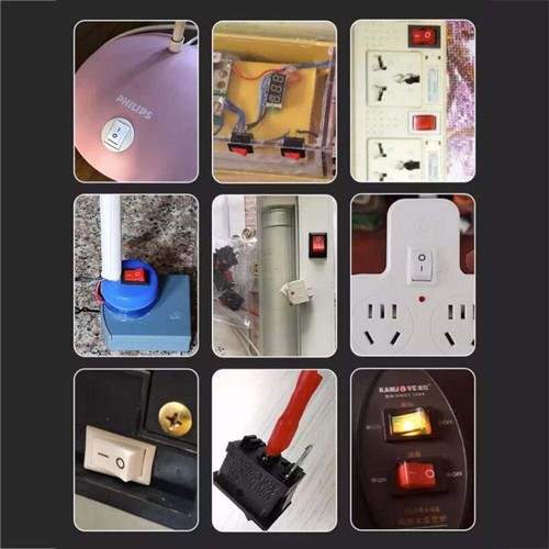 Kippschalter Wippschalter Eckig KCD1/KCD11 EIN/AUS 2/3/4/6 Pin 250V / 6A15x21mm - Picture 6 of 30