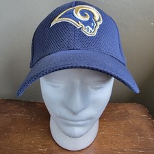 St. Louis Rams LA STL NFL Team Apparel New Era 39Thirty Medium / Large Blue 😊