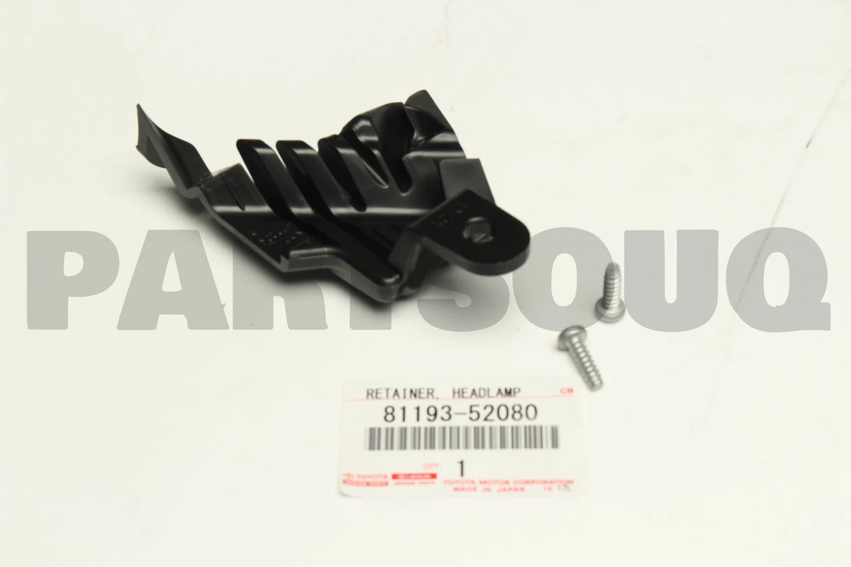 8119352080 Genuine Toyota RETAINER, HEADLAMP PROTECTOR, UPR RH 