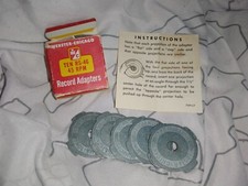 Vintage Webster Chicago 45 RPM Record Adapters