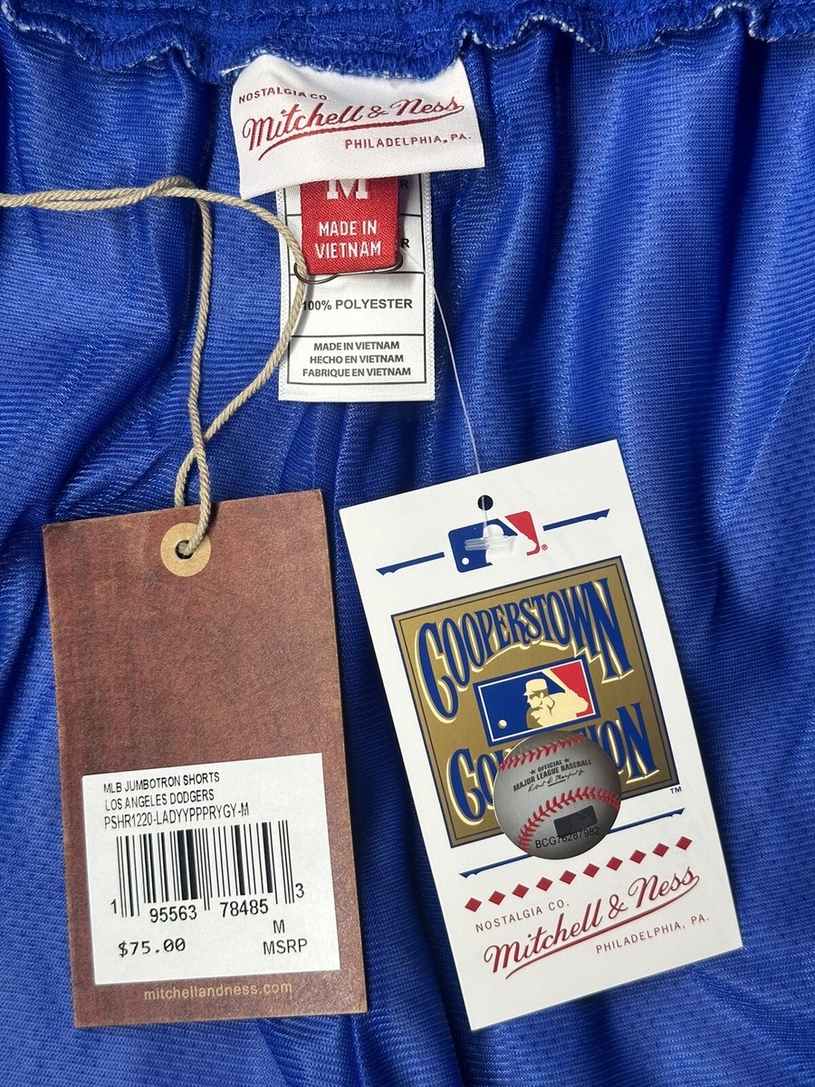 NWT Mitchell & Ness MLB Dodgers Jumbotron 2.0 Sublimated Shorts
