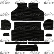FITS BRITISH LEYLAND MINI CLASSIC 1993 TO 2000 BLACK RUBBER CAR FLOOR MATS