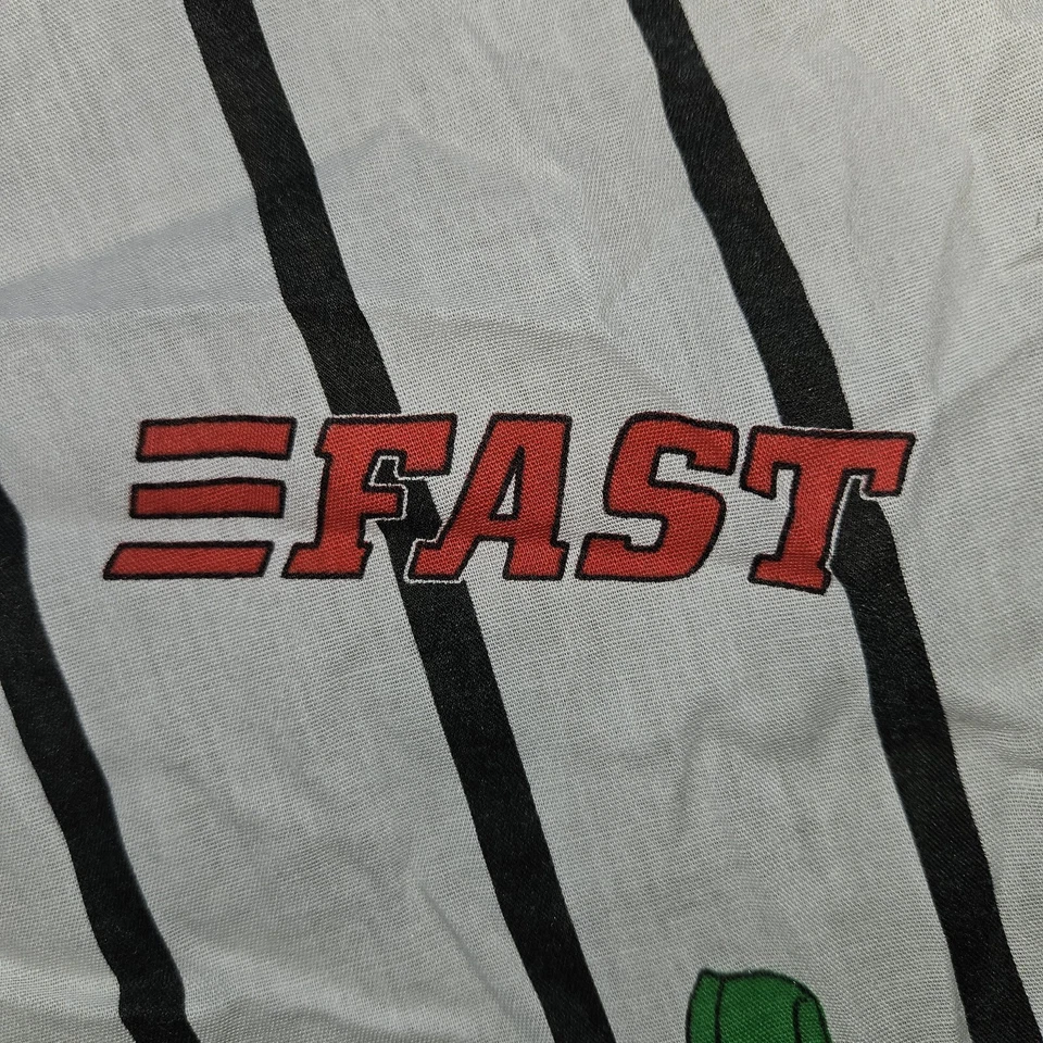 Vtg Disney Dundee Crib Sheet Fitted Mickey Mouse Car Racing Donald Duck USA - Image 4 of 4