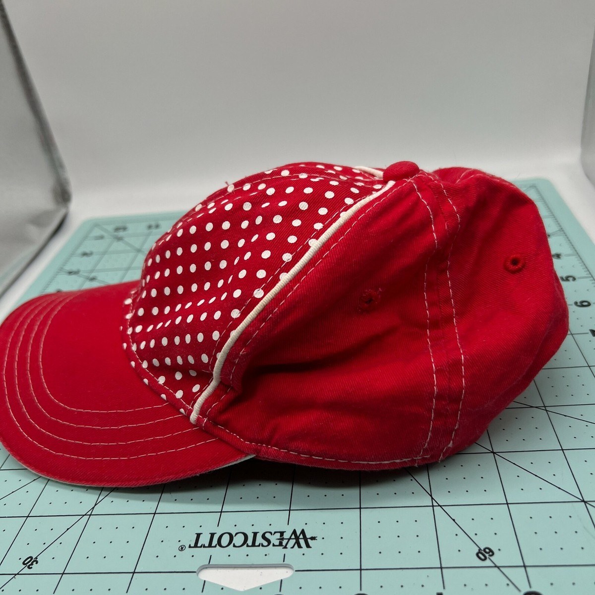 Hello Kitty Hat Polka Dot Red Ribbon Bow Adjustable Strap 2011 | eBay