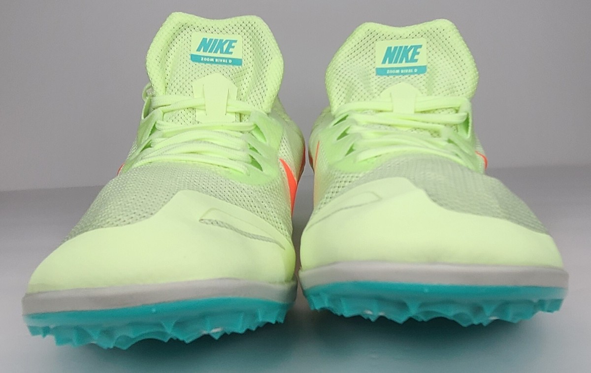 Nike Zoom Rival D Men Track Racing Spikes Barely Volt Green  display picture 1