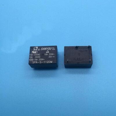 5Pcs SPA-S-112DM Power Relay 10A 250VAC 4 Pins Same As HF7520/012-HS