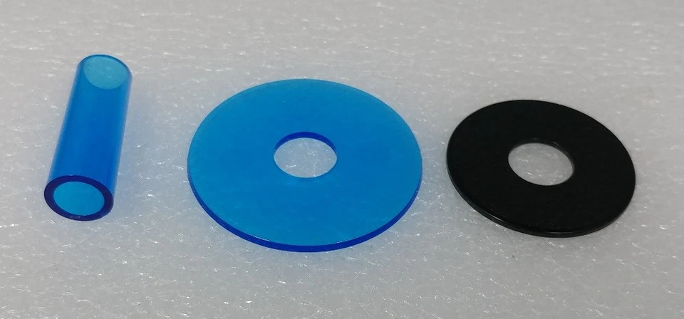 Japan Sanwa Clear Blue Tube Set for Joystick JLF-CD-CB Video Game Arcade Parts - Image 2 of 3